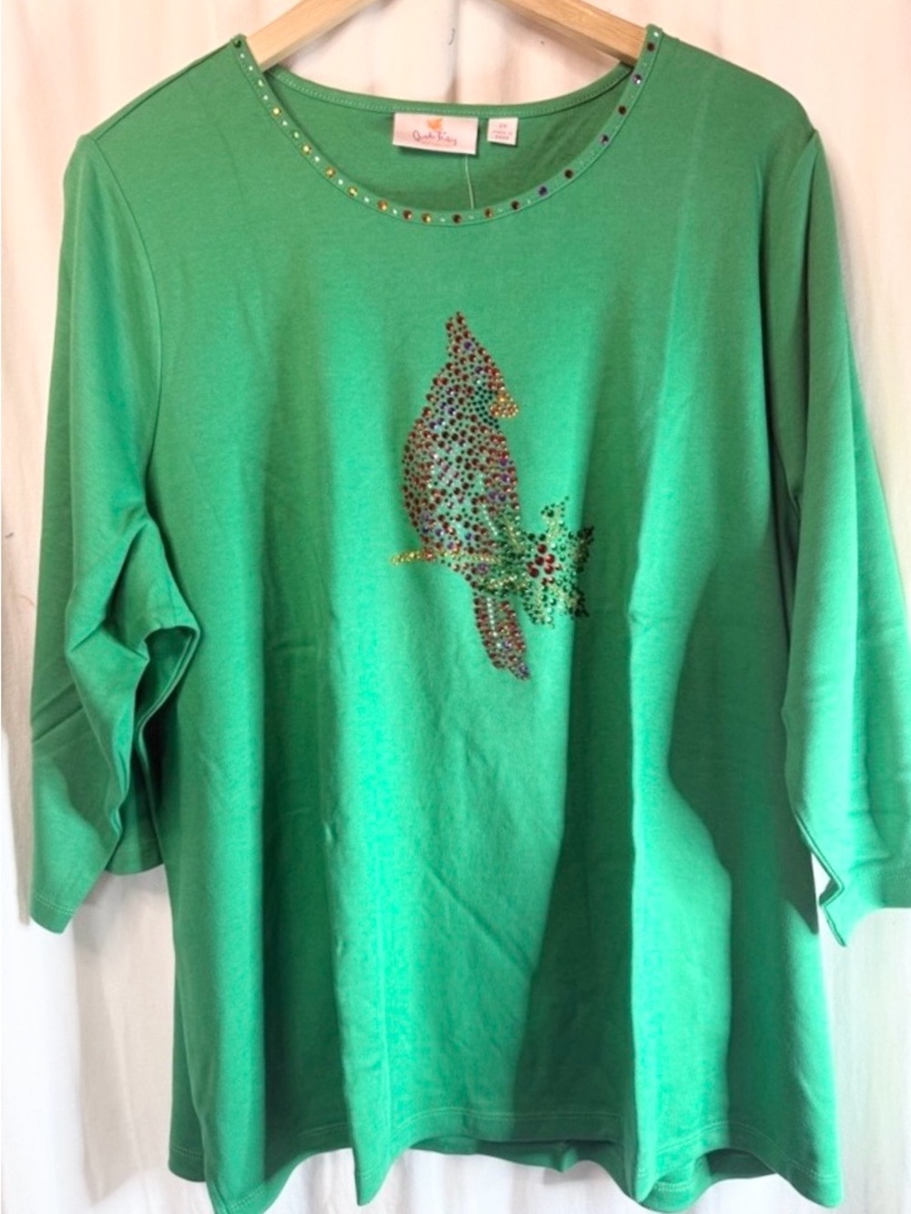 🎄Quacker Factory Christmas Cardinal Tee🎄